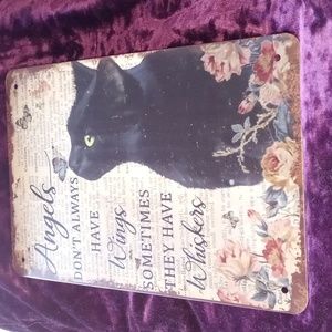 Cat hanging wall decor